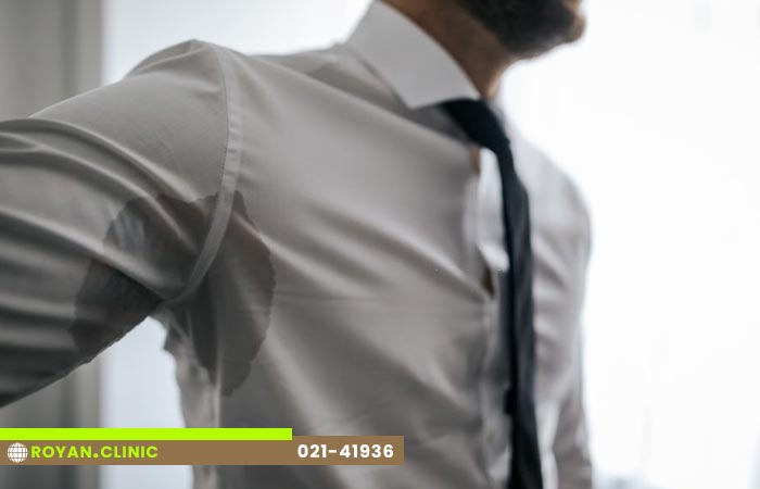 عرق کردن شدید زیر بغل